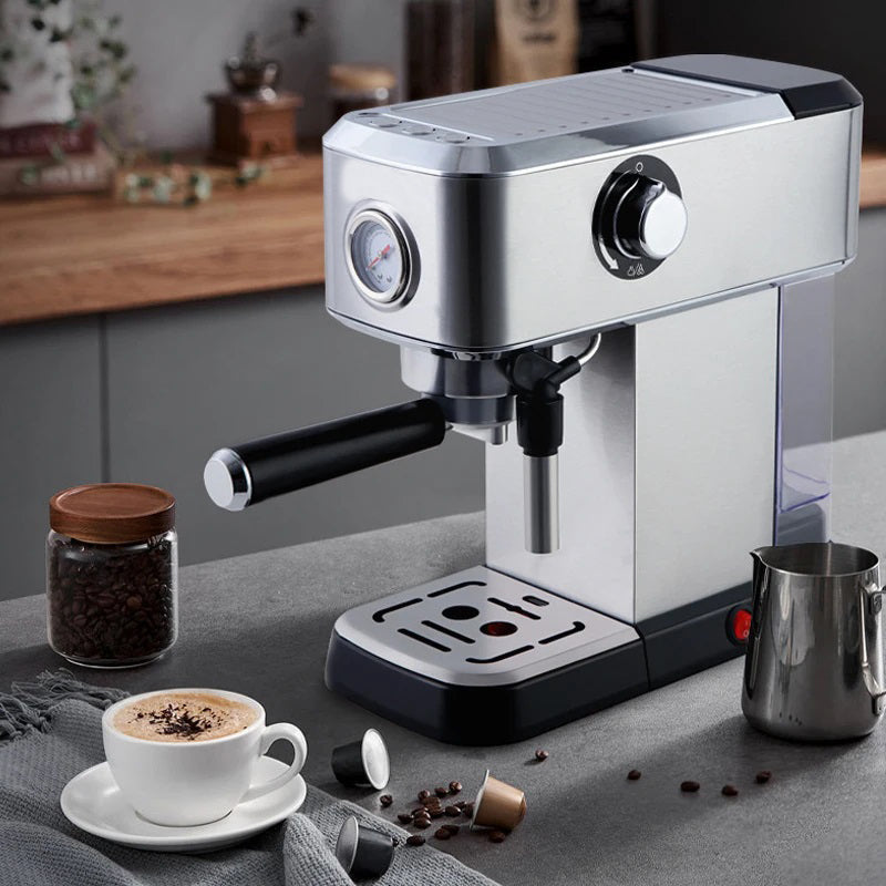 Espresso Maker with Milk Frother