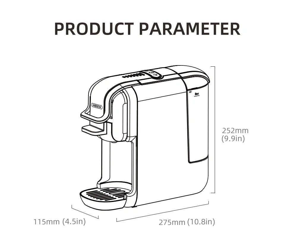 5 in 1 Capsule Coffee Machine